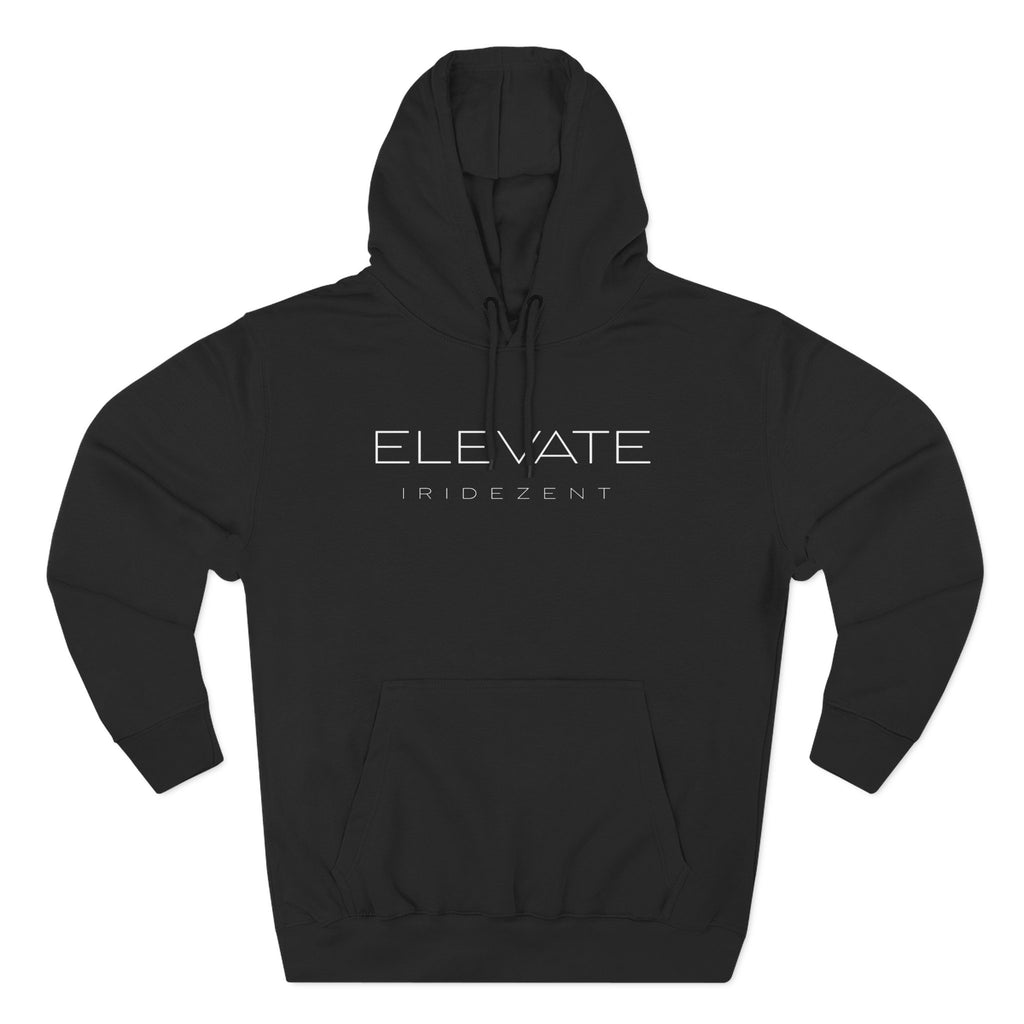 Iridezent "Elevate" Black Fleece Hoodie