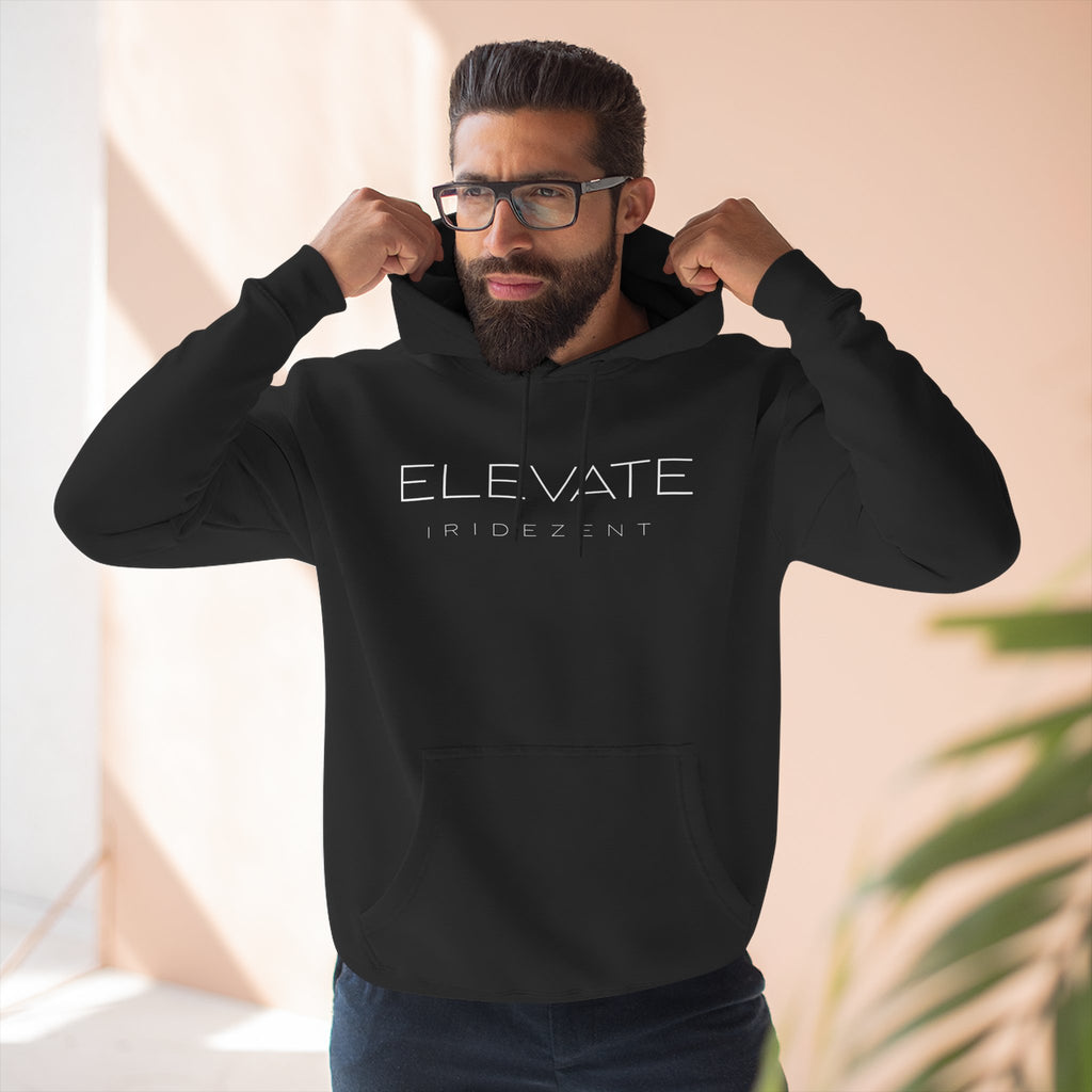 Iridezent "Elevate" Black Fleece Hoodie