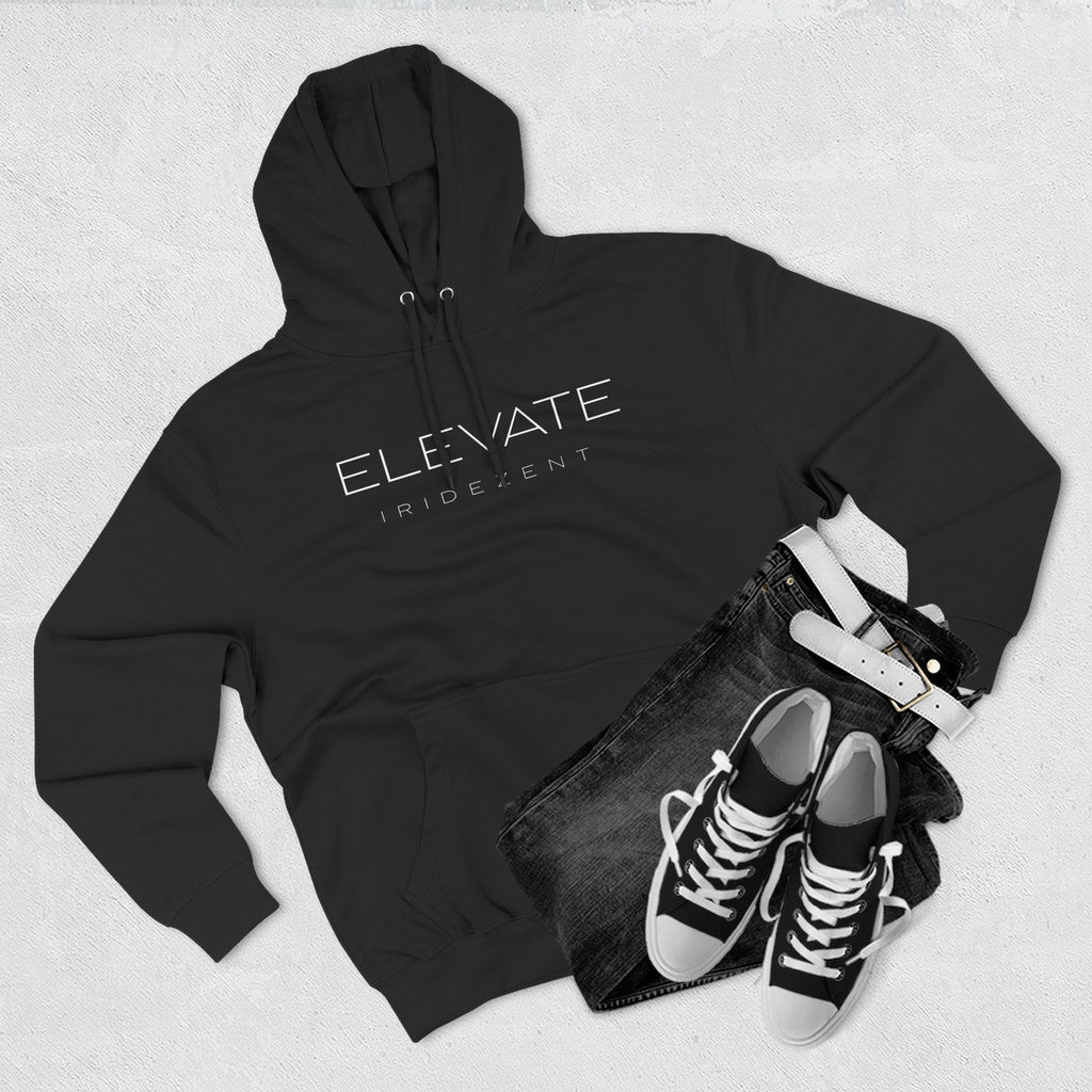 Iridezent "Elevate" Black Fleece Hoodie